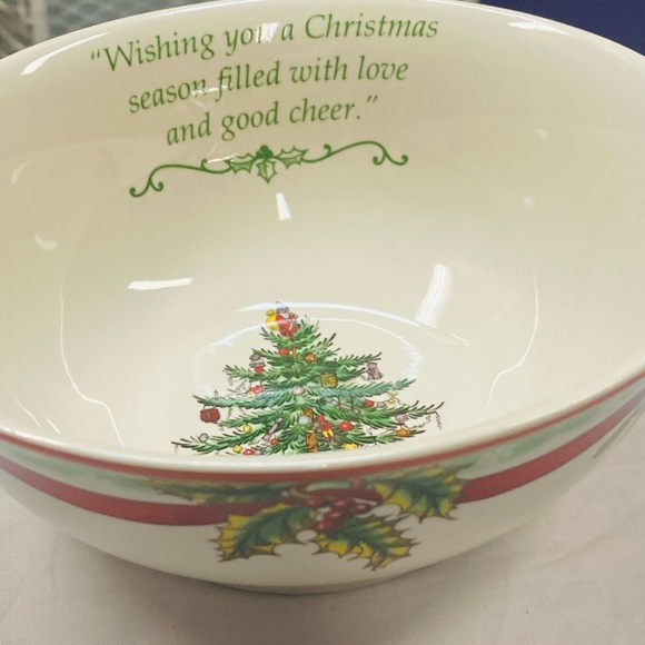 SPODE CHRISTMAS TREE 6” CANDY DISH BRAND NEW IN BOX - Picture 9 of 10